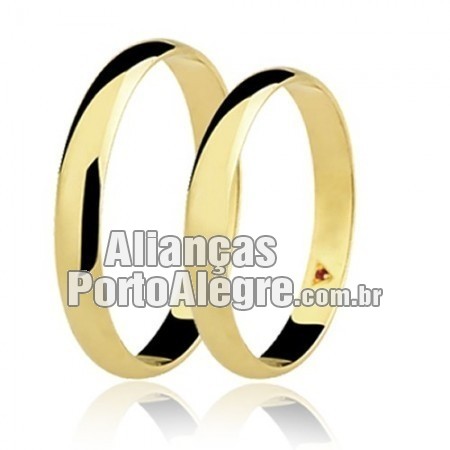 Aliança em ouro 18k Porto Alegre