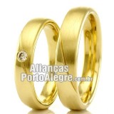 Alianças em ouro para casamento Porto Alegre 